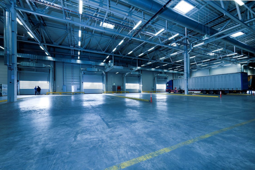 A warehouse that requires epoxy floor coating