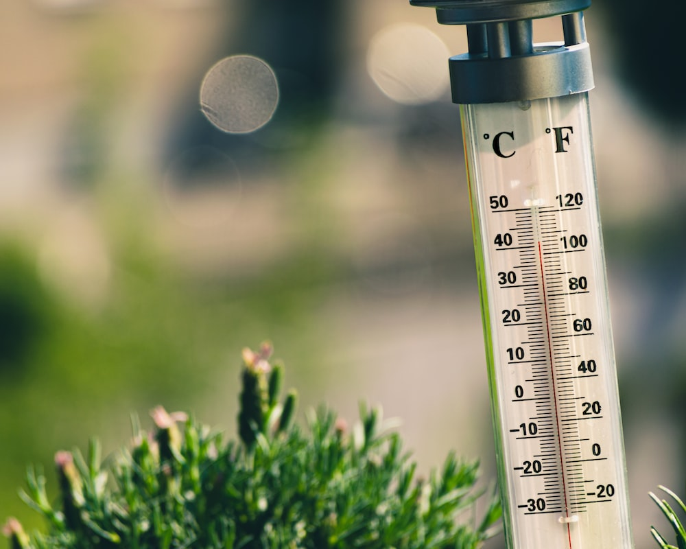  An outdoor thermometer