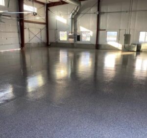 an industrial epoxy floor