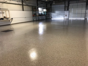 an image of a floor with epoxy floor coating